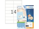 HERMA Etikett PREMIUM 4452 105x42mm weiß 1.400 St./Pack.