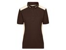 JN Ladies' Workwear Polo - COLOR - JN857 brown/stone, Größe S