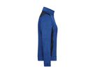 JN Strickfleece Jacke royal-melange/navy 100% Polyester 280g/m JN 861 Gr. XS