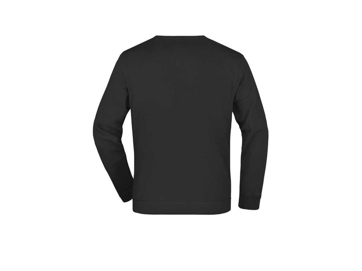 JN Basic Sweat JN057 100%BW, black, Größe S