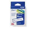 P-touch Schriftbandkassette TZE223 9mmx8m laminiert bl auf ws