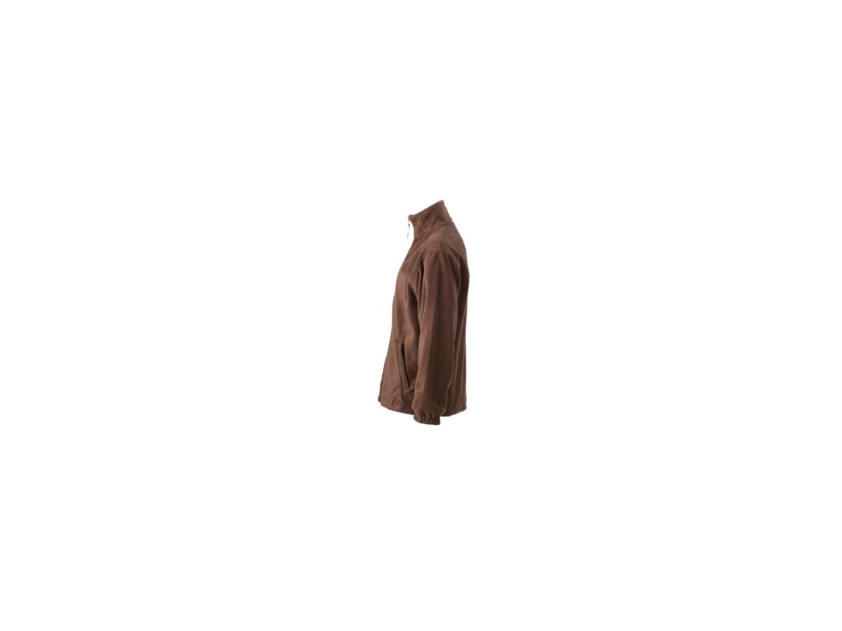 JN Full-Zip Fleece JN044 100%PES, brown, Größe 3XL
