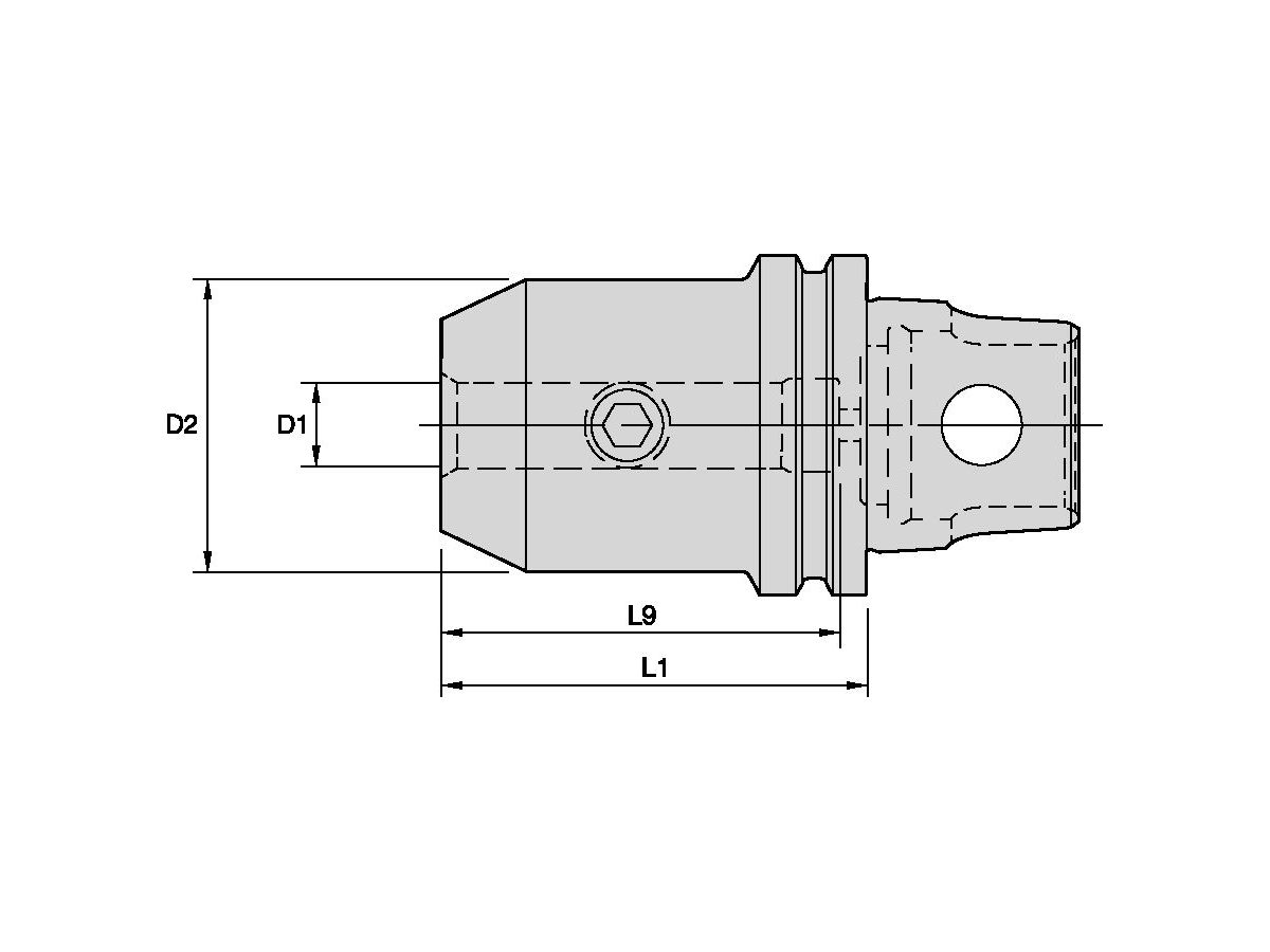 KM SYSTEMS KM32TSEM12050M FRAESERSPANNFUTTER EM KM32 12 50