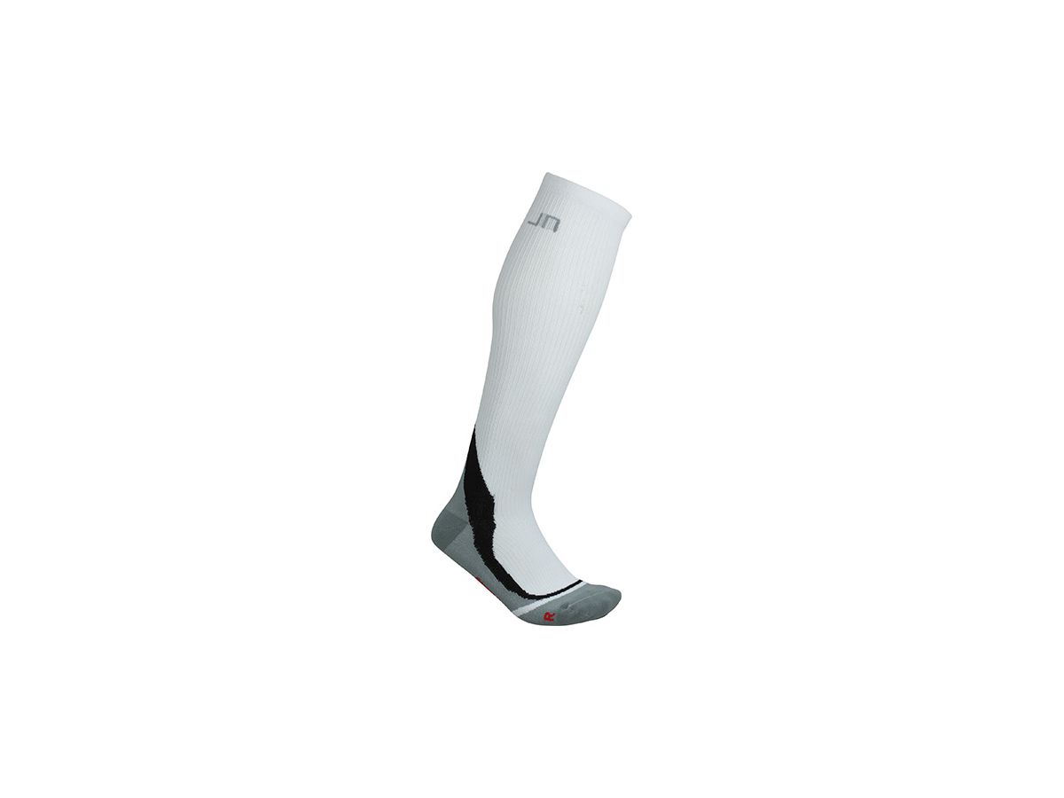 JN Compression Socks JN208 85%PAC/15%EL, white, Größe II