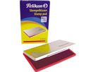 Pelikan Stempelkissen 1 331132 getränkt ohne Öl 9x16cm rot