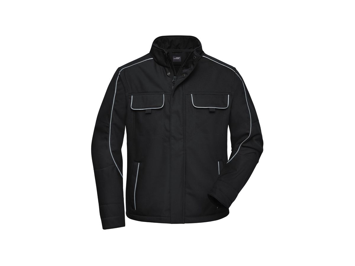 JN Softshell-Jacke JN884 black, Größe M