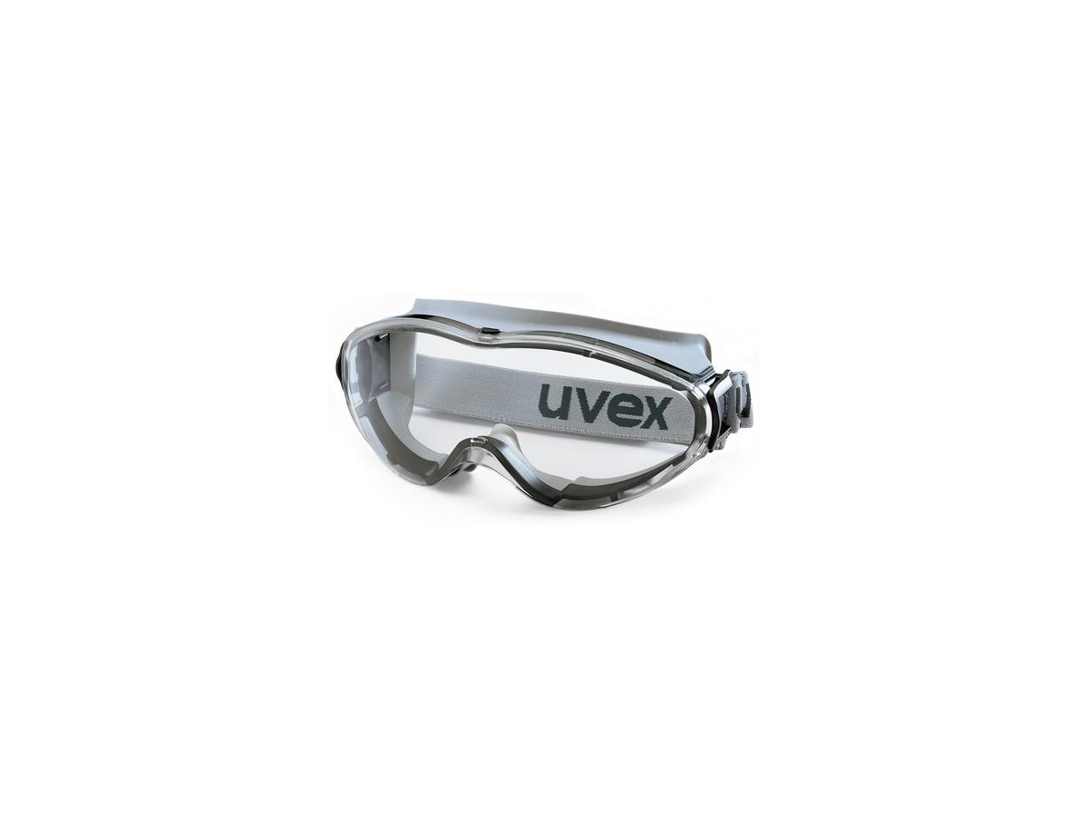 UVEX Vollsichtbrille ULTRASONIC Grau - Schwarz PC farblos Nr. 9302.285