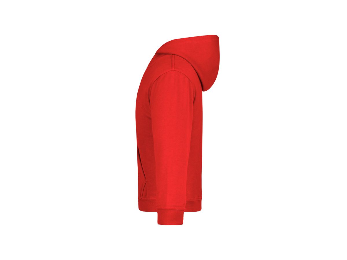 JN Hooded Sweat Junior JN047K 80%BW/20%PES, red, Größe XS