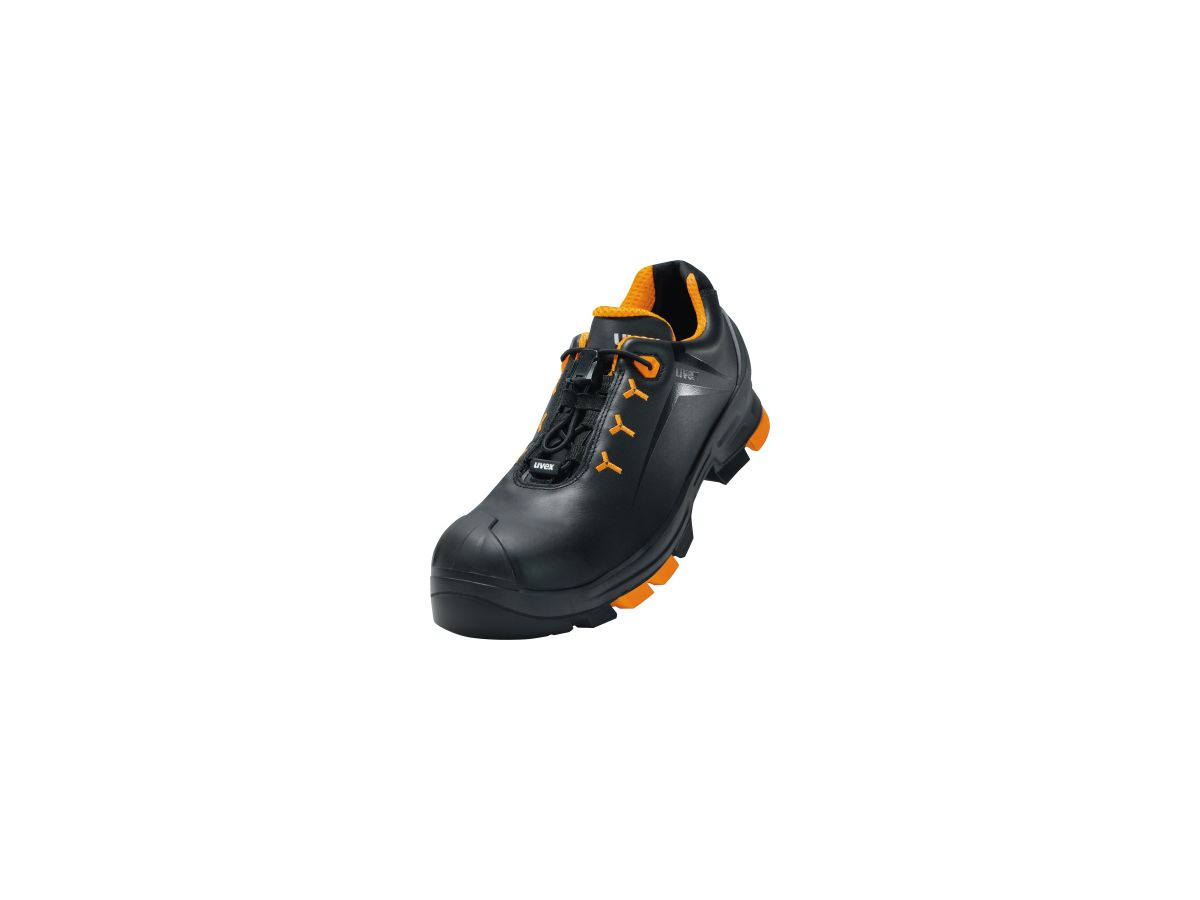 UVEX 2 Sicherheitshalbschuh 6502.2 S3 SRC Weite 11 orange/schwarz  Gr. 44