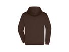 JN Promo Zip Hoody Men JN756 80%BW/20%PES brown Gr. 4XL