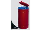 Tretabfalls. 60 l rot KS-Deckel rot