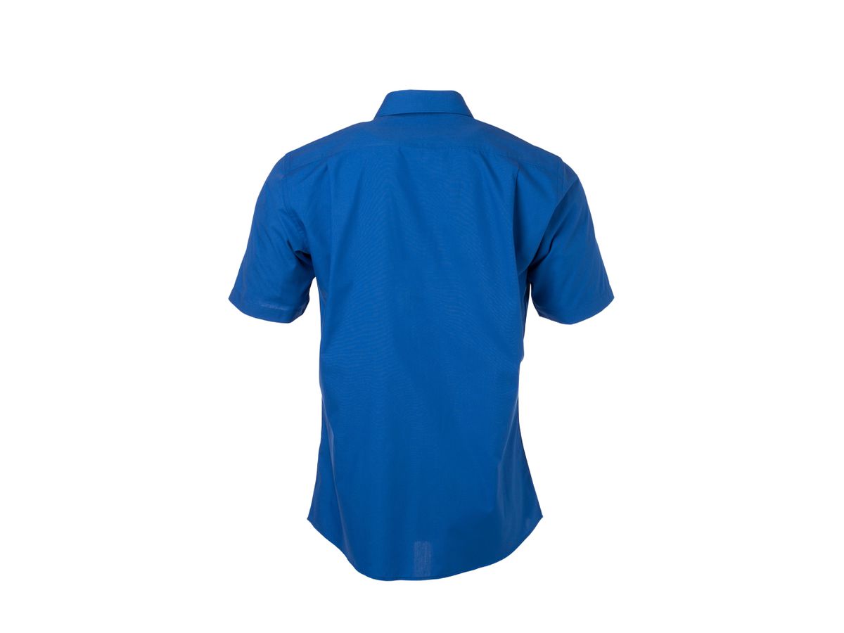 JN Men's Shirt Shortsleeve Poplin JN680 royal, Größe 3XL