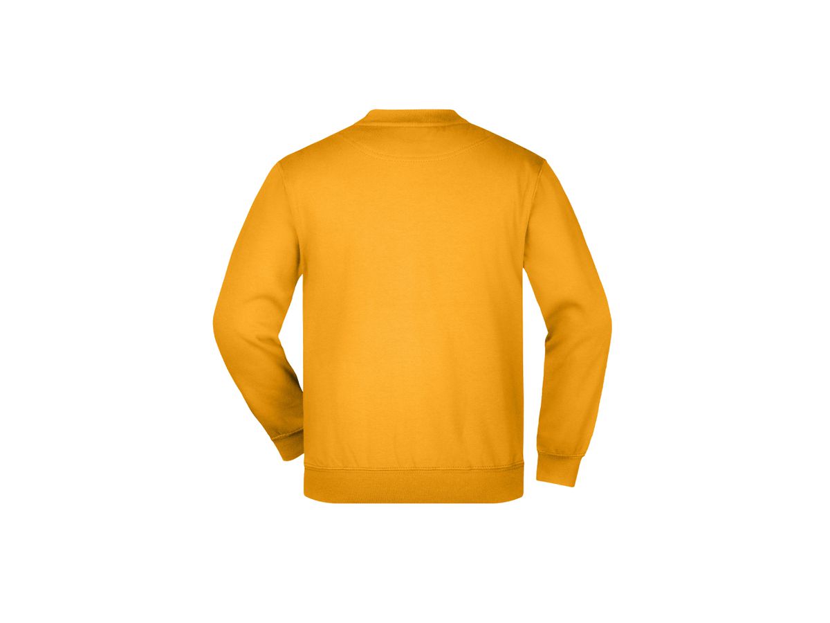 JN Round-Sweat Heavy Junior JN040K 80%BW/20%PES, gold-yellow, Größe XS