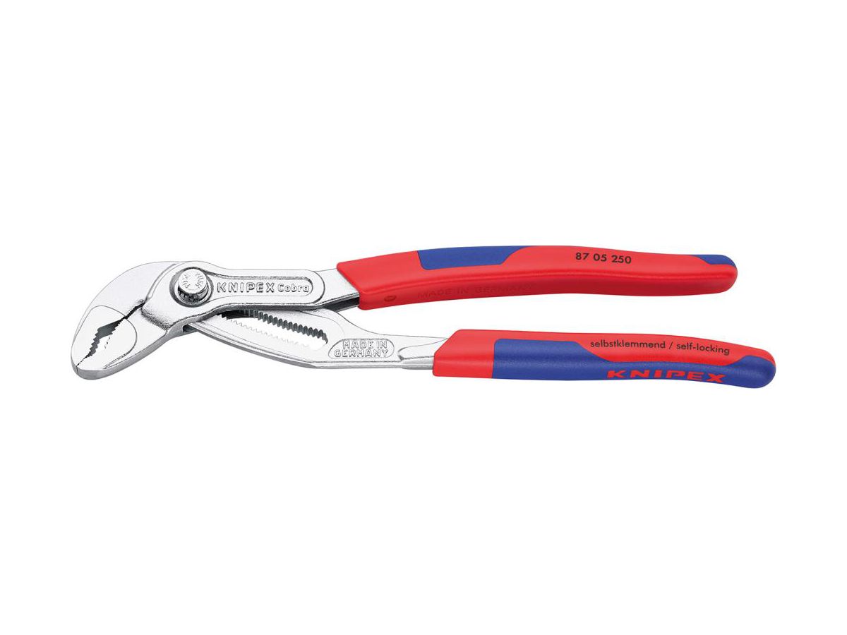 Water pump plier Cobra 250mm w.PVC grip Knipex