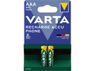 Varta Akku Phone Power 58398101402 AAA Micro T398 800mAh 2 St./Pack.