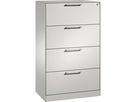 C+P Hängeregistraturschrank Asisto 146023412S10014 A4 2bahnig lgr/lgr