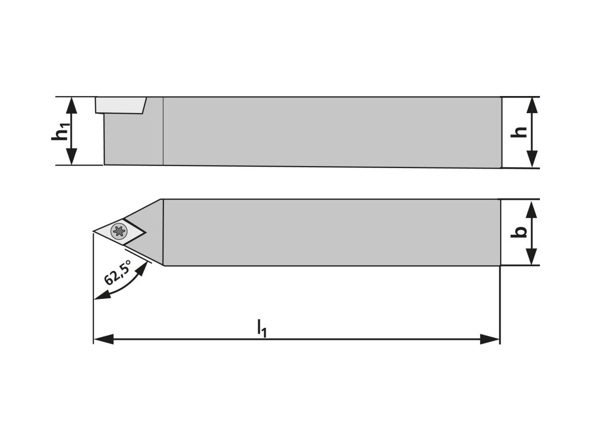 Clamp holder neutral SDNCN 2525 M11