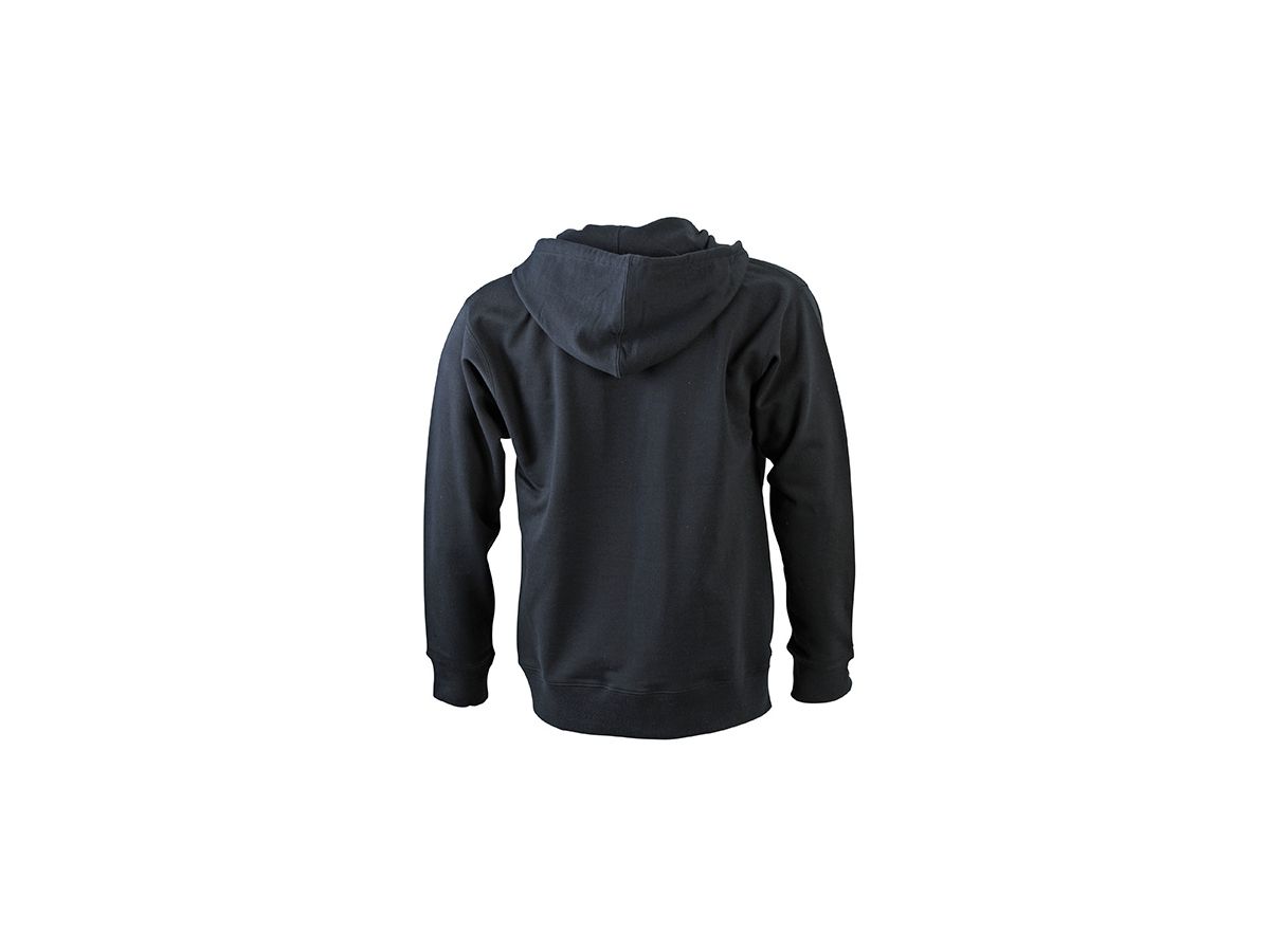 JN Mens Hooded Jacket JN042 80%BW/20%PES, black, Größe 3XL