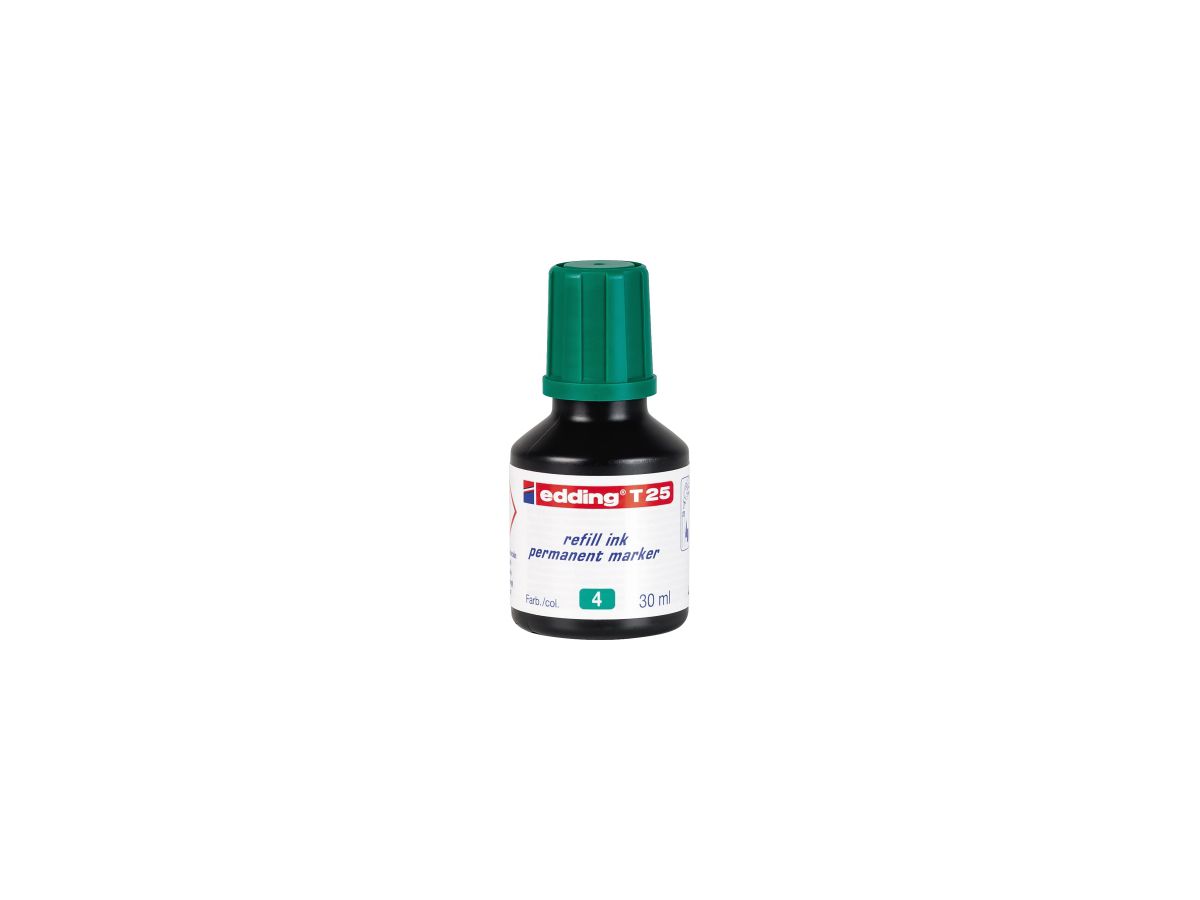 edding Nachfülltusche T 25 4-T25004 30ml geruchsarme Tusche grün