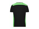 JN860 Men's Workwear T-Shirt Level 2 black/lime-green Gr. XL