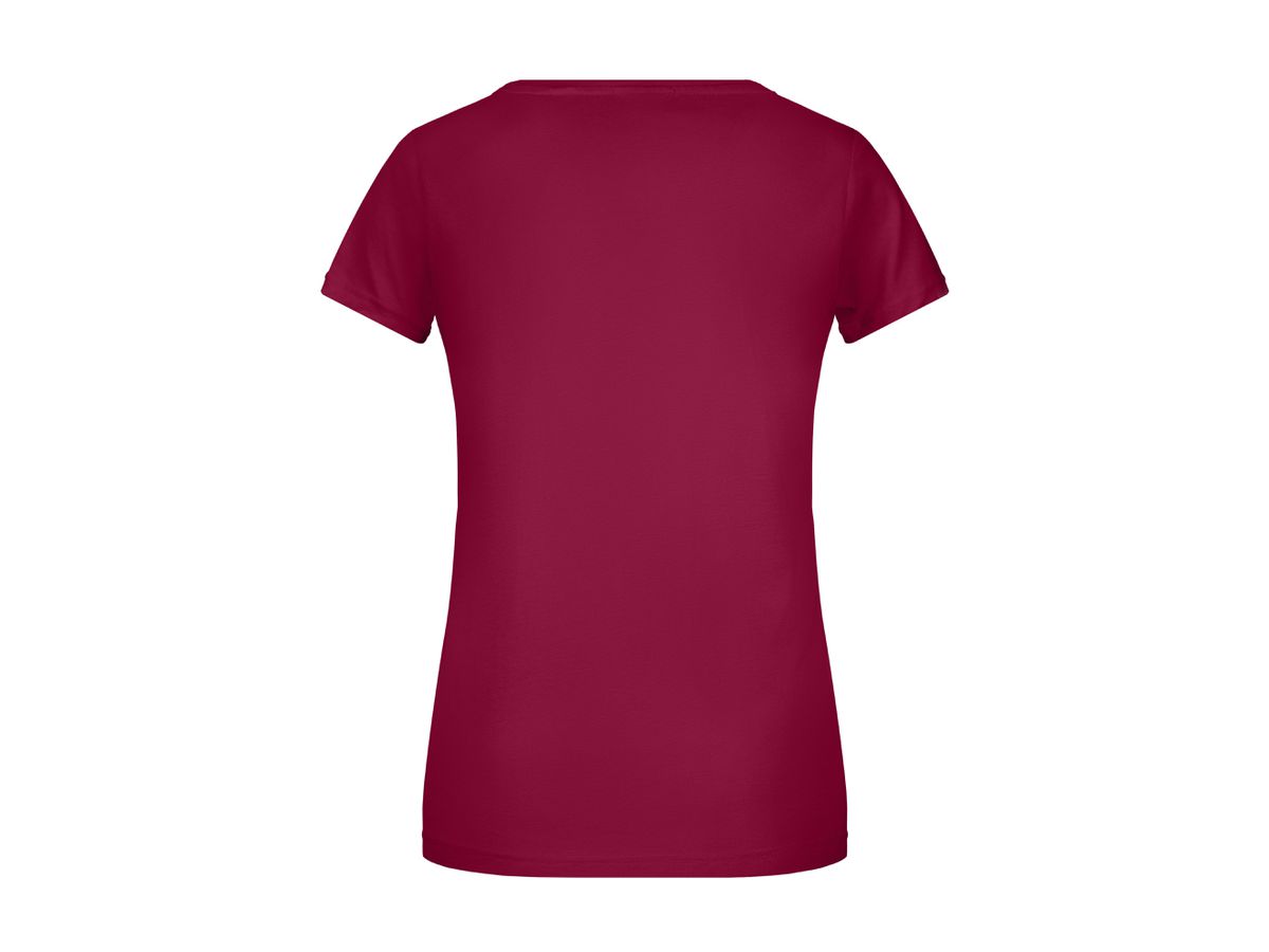 JN Ladies' Basic-T 8007 wine, Größe XL