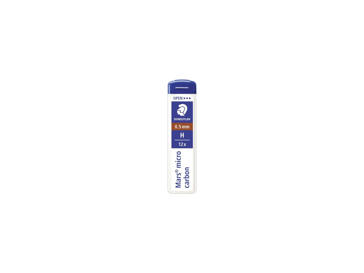 STAEDTLER Feinmine Mars micro carbon 250 05-H 0,5mm 12 St./Pack.
