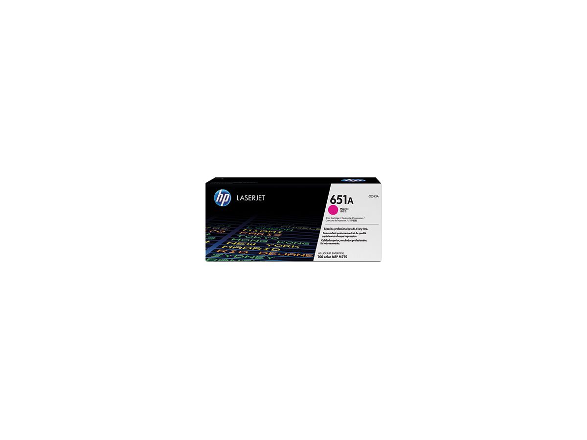 HP Toner CE343A 651A 16.000Seiten magenta