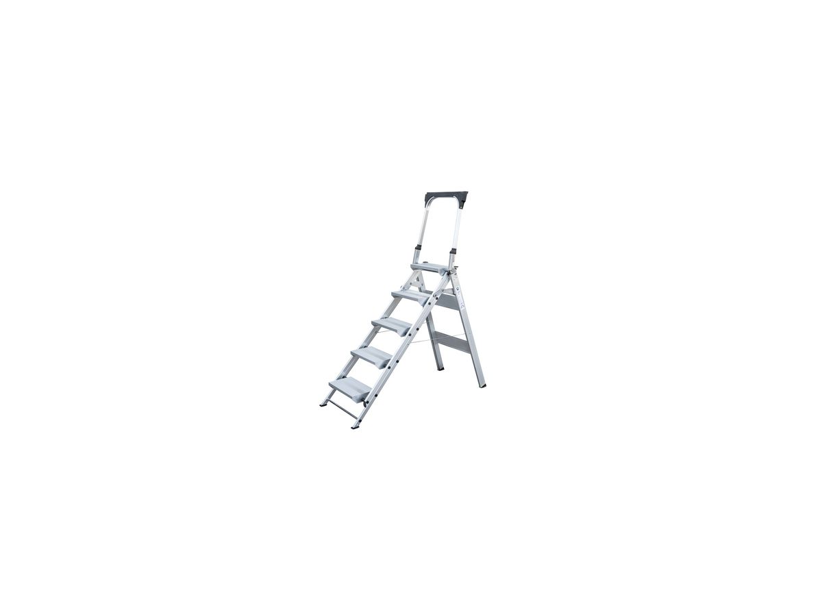 MUNK Klapp-Treppe Alu 5 Stufen klappbar mit Bügel
