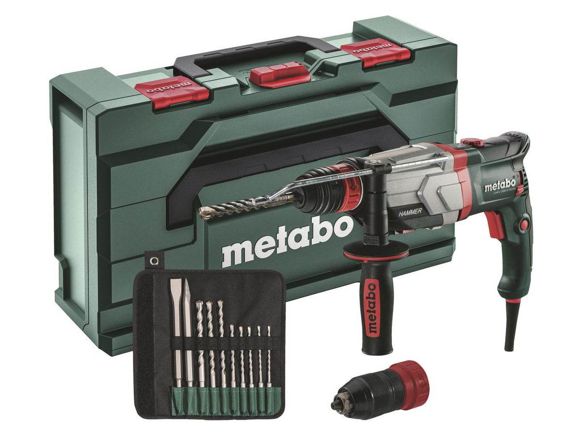 METABO Multihammer mit Zubehör im Koffer UHEV 2860-2 Quick Set, 1100 Watt