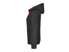 JN Ladies Doubleface Jacket JN354 55%PES/45%BW, black/red, Größe L