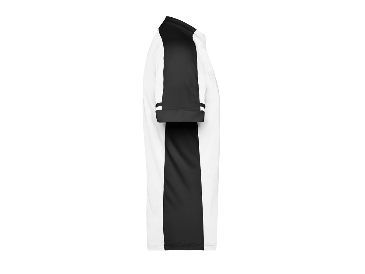 JN Mens Bike-T Half Zip JN452 100%PES, white, Größe 3XL