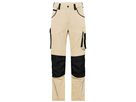 JN Workwear Pants Slim Line JN1832 stone/black Gr. 27