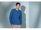 JN Basic Sweat JN057 100%BW, grey-heather, Größe M