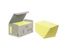 Post-it Haftnotiz Recycling Notes 6551B 127x76mm gelb 6 St./Pack.