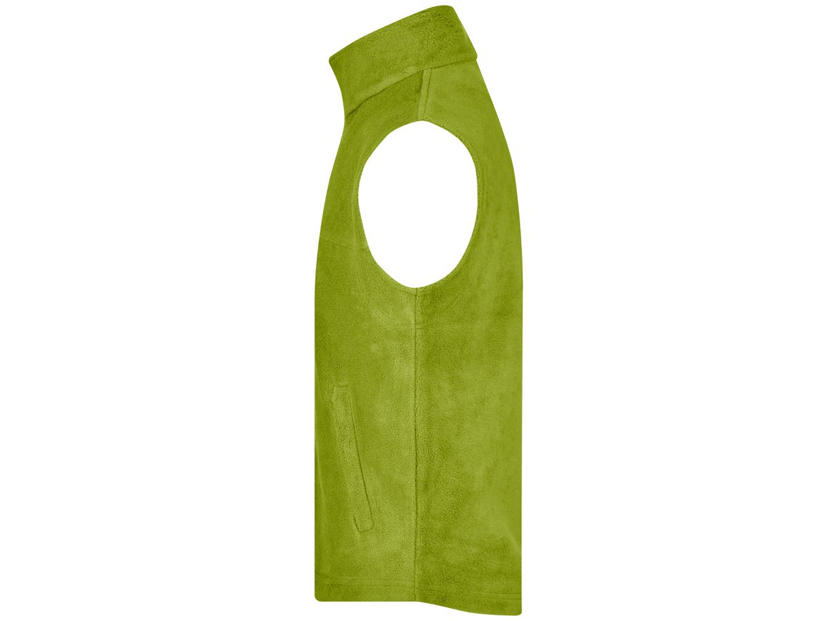 JN Fleece Vest JN045 100%PES, lime-green, Größe L