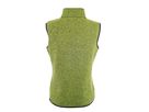 JN Ladies' Knitted Fleece Vest JN773 kiwi-melange/royal, Größe S