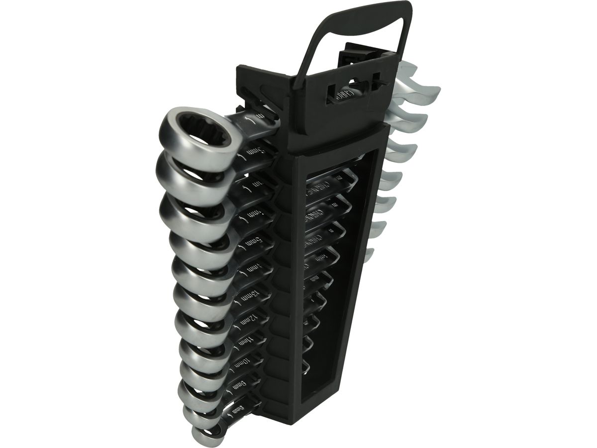 BRILLIANT TOOLS Ratschenringschlüssel-Satz,  12-tlg.