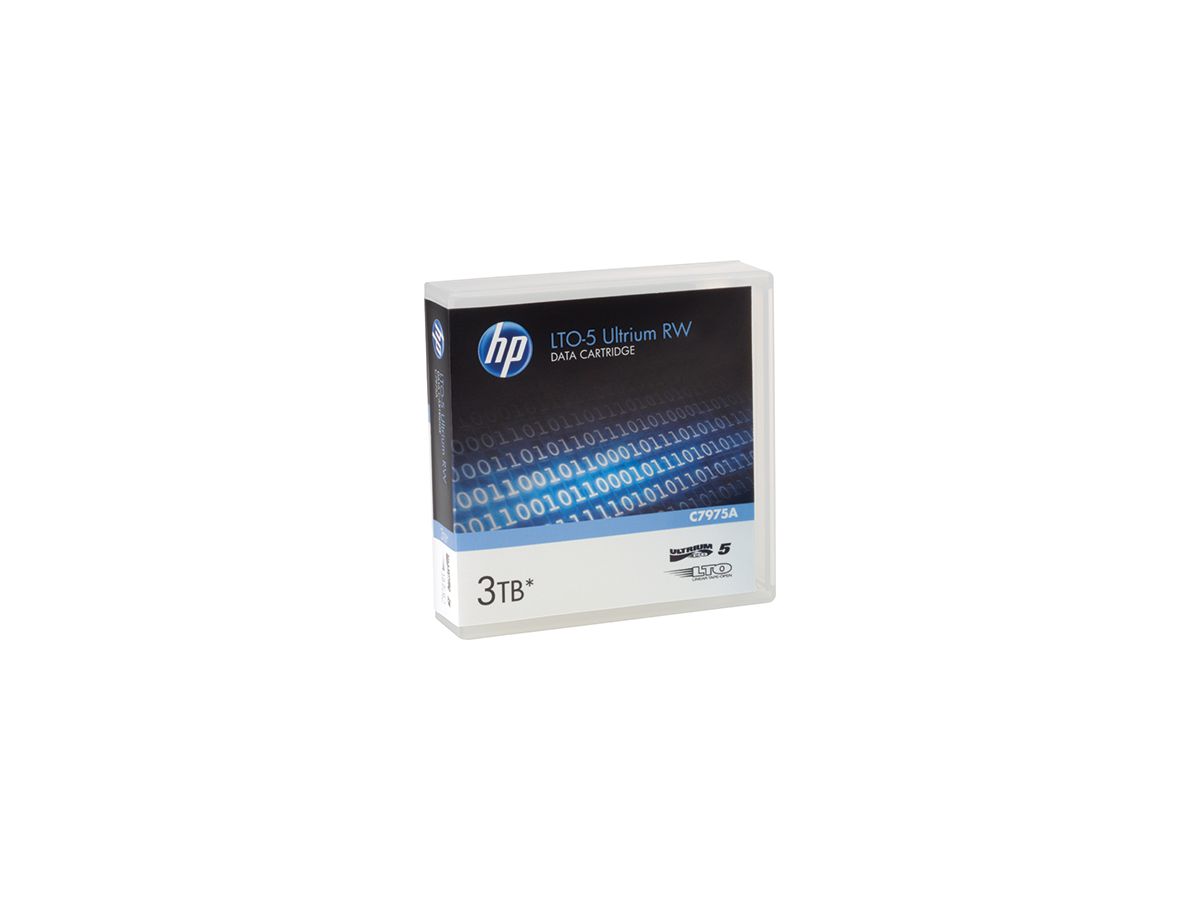 HP Data Cartridge LTO-5 Ultrium 3 C7975A wiederbeschreibbar 3.072GB