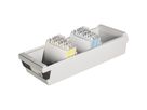 HAN Karteikasten 957-11 DIN A7 quer max. 1300Karten PS lichtgrau
