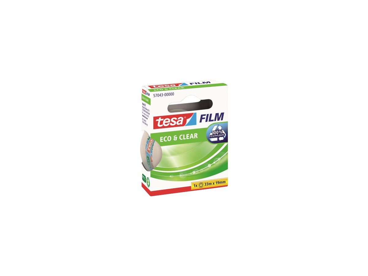 tesa Klebefilm tesafilm Eco&Clear 57043-00000 19mmx33m