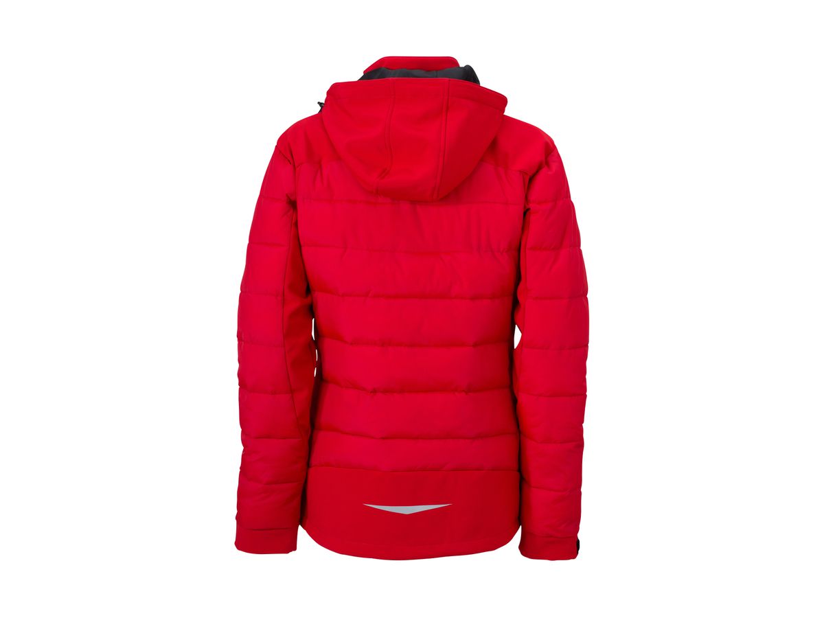 JN Ladies Outdoor Hybrid Jacket JN1049 95%PES/5%EL, red, Größe M