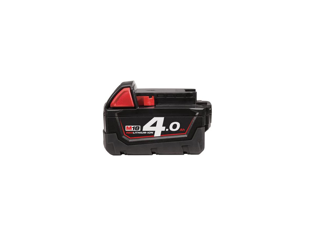 MILWAUKEE Akku M18 B4 18 V/4,0 Ah Li-Ion Red