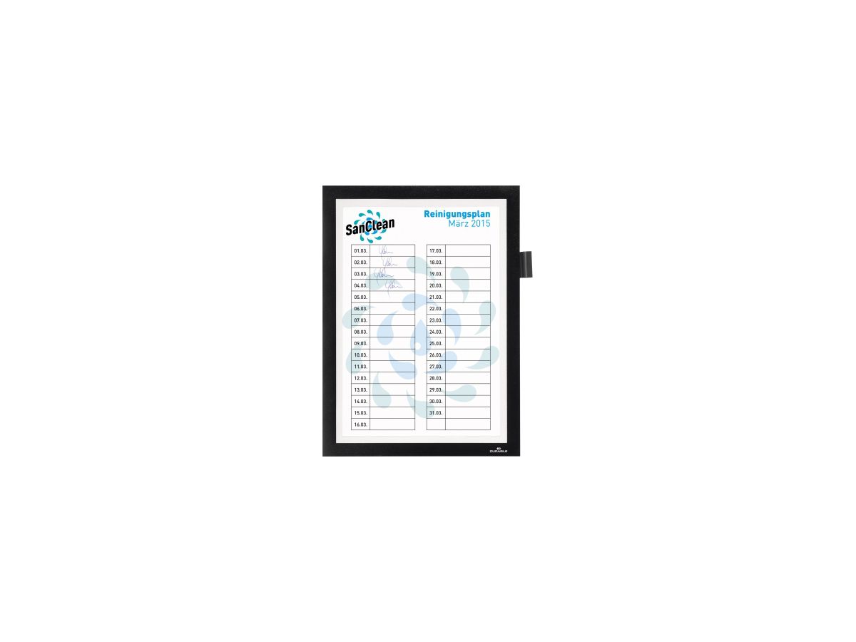 DURABLE Magnetrahmen DURAFRAME Note 499301 DIN A4 schwarz