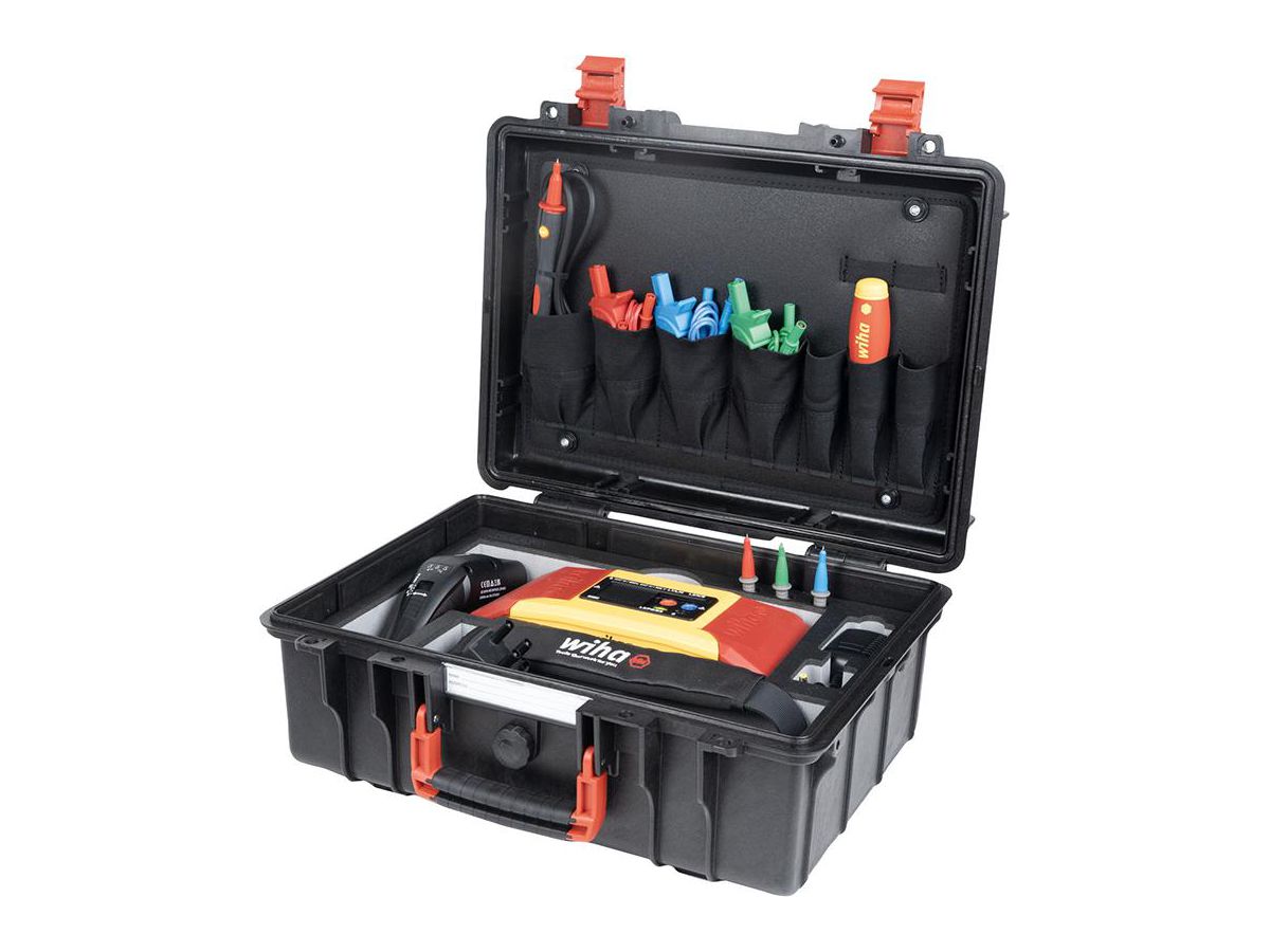 WIHA Installationstester Set MFT one mit Werkzeug und Zubehör im Koffer