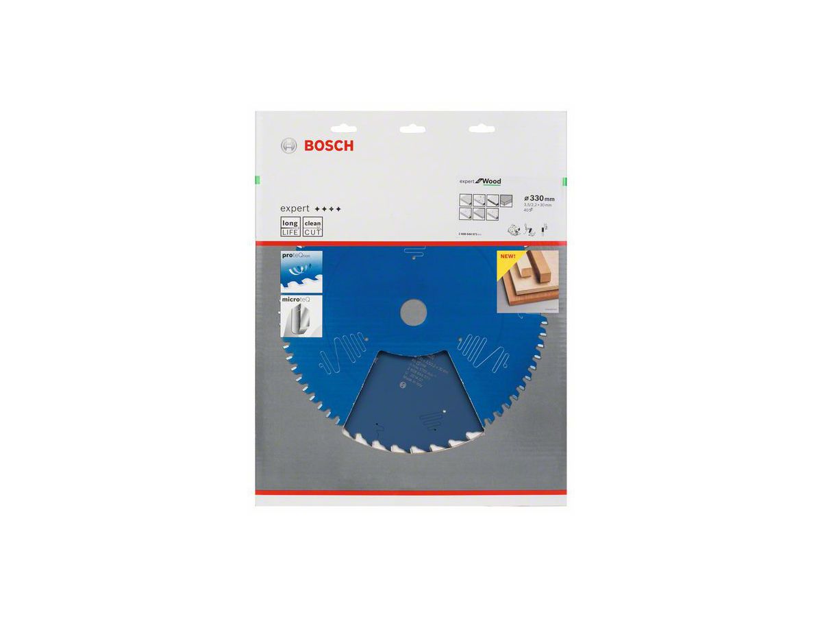 BOSCH Kreissägeblatt Expert for Wood 330x30x3,5/2,2 mm, 40 Z
