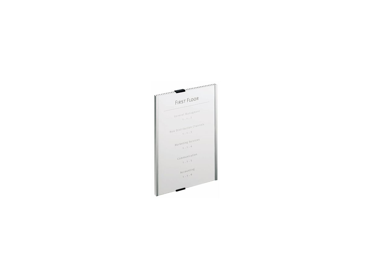 DURABLE Türschild INFO SIGN 480623 210x297mm metallic silber