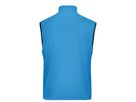 JN Mens Softshell Vest JN136 95%PES/5%EL, aqua, Größe XL