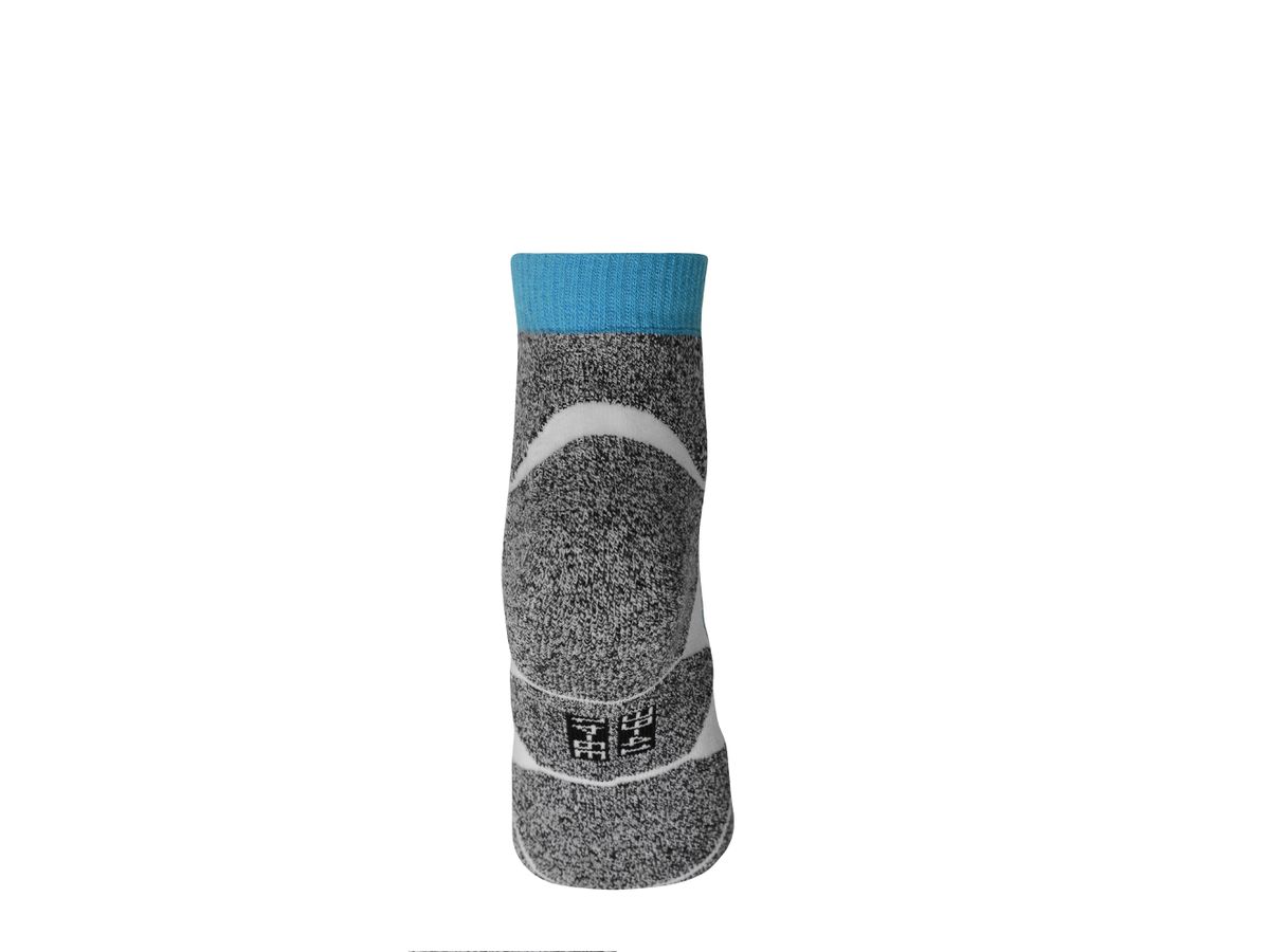 JN Sport Sneaker Socks JN214 bright-blue/white, Größe 35-38
