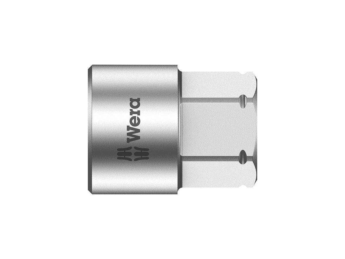 WERA Steckschlüssel-Einsatz 1/4" ZYKLOP 8790 FA 10,0 mm verchromt Kugelfangrille