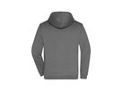 JN Promo Zip Hoody Men JN756 80%BW/20%PES dark-grey Gr. S
